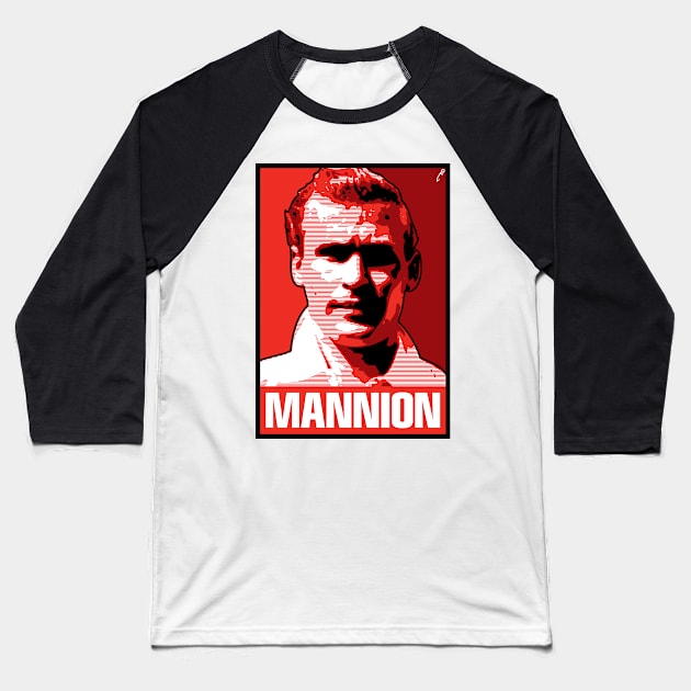 Mannion Baseball T-Shirt by DAFTFISH